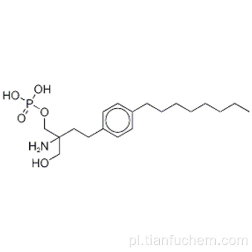 1,3-propanodiol, 2-amino-2- [2- (4-oktylofenylo) etylo] -, mono (diwodorofosforan) CAS 402615-91-2